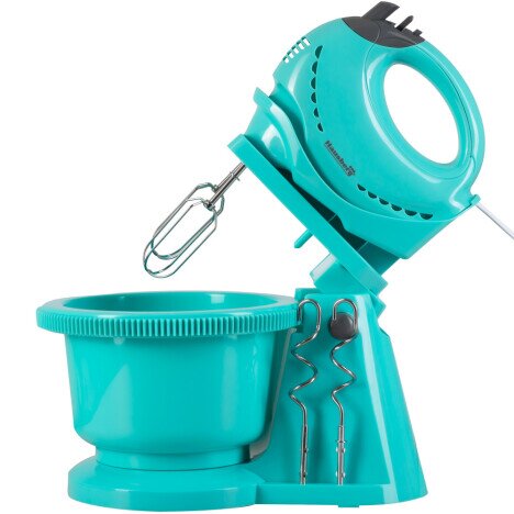 Mixer cu bol rotativ Hausberg HB-3519BL,Capacitate 2L,Putere 300W,Bleu